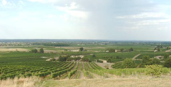 A view over the Dordogne valley from Chateau le Chabrier